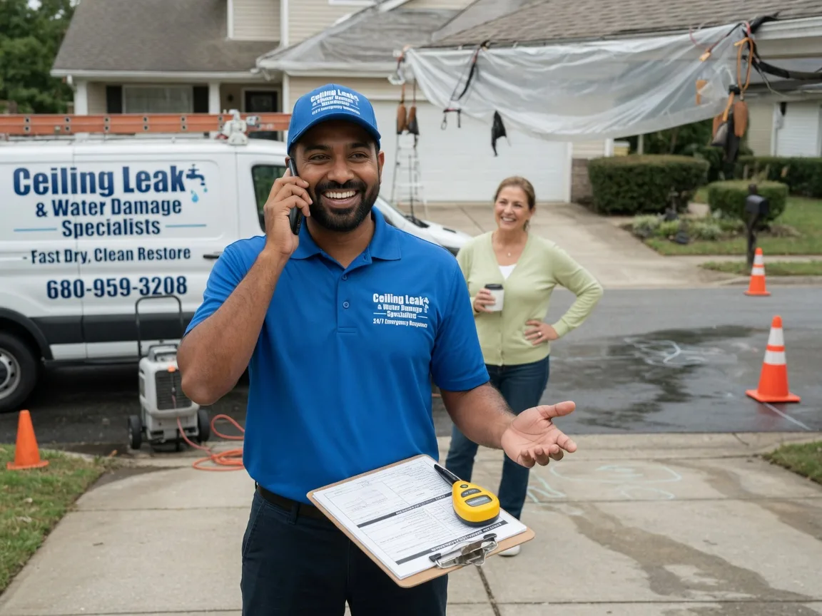 Ceiling Leak Cleanup Fountain, NC FAQs